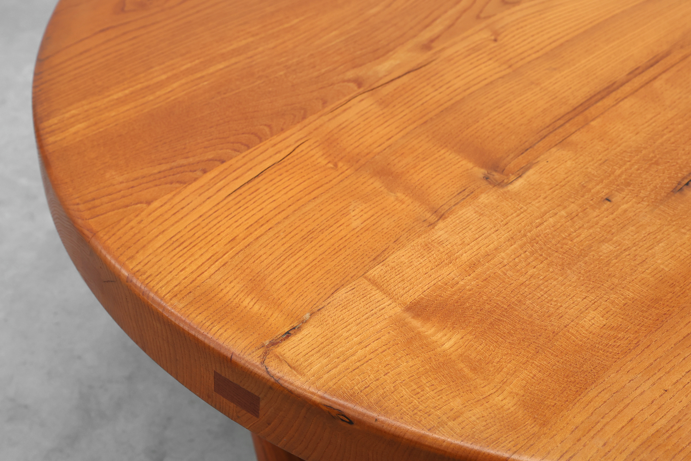 Pierre Chapo, Coffee Table Model T02M in Solid Elm, France 1976thumbnail